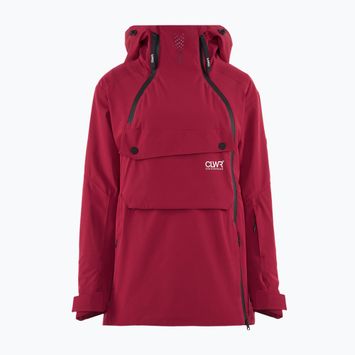 Дамско яке за сноуборд Colourwear Cake Anorak 2.0 rasberry red