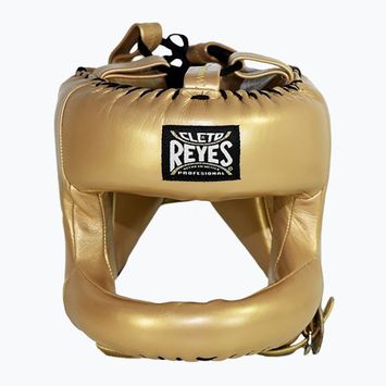 Боксова каска Cleto Reyes With Round Face Bar gold