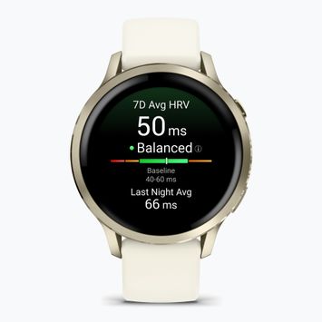 Часовник Garmin Venu 4 41 mm lunar gold/bone