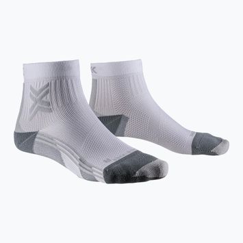 Дамски чорапи за бягане X-Socks Run Discover Ankle arctic white/pearl grey
