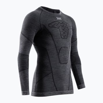 Мъжка термоактивна риза с дълъг ръкав X-Bionic Symbio Merino rhino grey