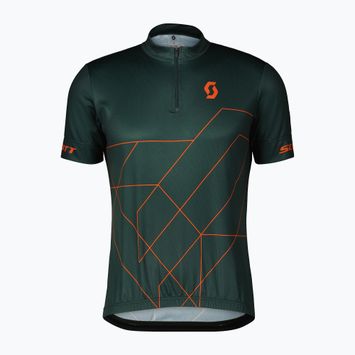 Мъжка колоездачна фланелка SCOTT RC Team 20 aruba green/braze orange