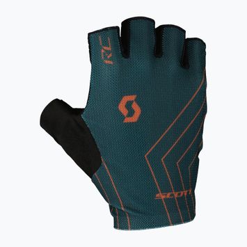 Мъжки ръкавици за колоездене SCOTT RC Team SF aruba green/braze orange