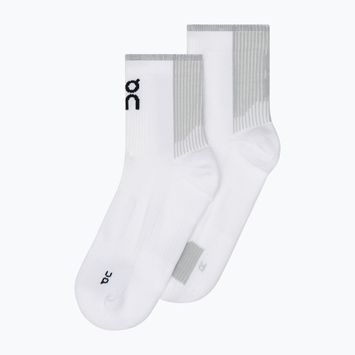 On Performance Run Mid white/glacier чорапи