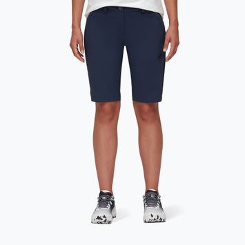 Дамски къси панталони за трекинг MAMMUT Runbold navy blue