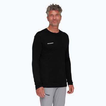 Мъжка блуза с дълъг ръкав Mammut Tree Wool FL black 01690