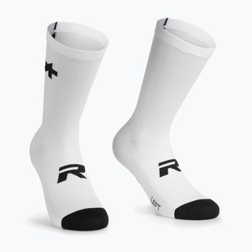 ASSOS R S9 2P бели чорапи за колоездене