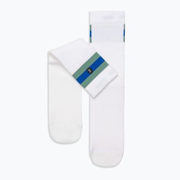 Мъжки чорапи за тенис On Running бяло/зелено