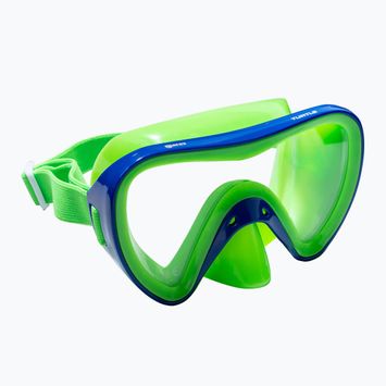Детска маска за шнорхелинг Mares Turtle blue/green