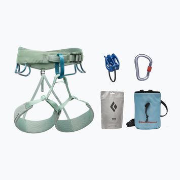 Дамски комплект за катерене със сбруя Black Diamond Momentum Harness Package пастелно зелен