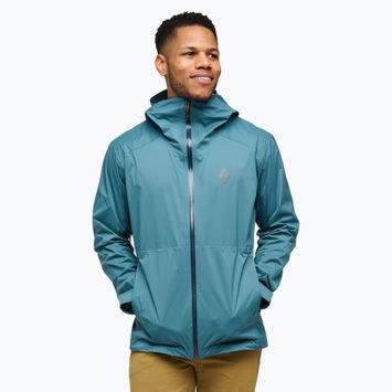 Мъжко дъждобран Black Diamond Fineline Stretch Shell Creek Blue