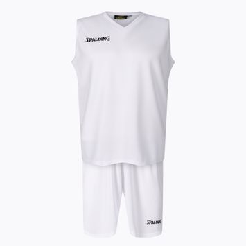 Spalding Atlanta 21 мъжки баскетболен комплект шорти + фланелка бял SP031001A221
