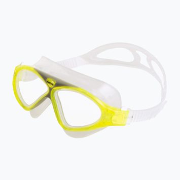 Детска маска за плуване SEAC Vision Jr, жълта