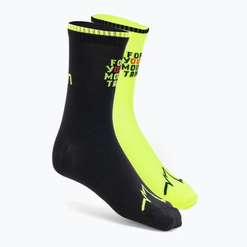 LaSportiva For Your Mountain чорапи за бягане жълто и черно 69R999720