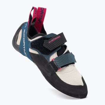La Sportiva дамски обувки за катерене Katana white/storm blue