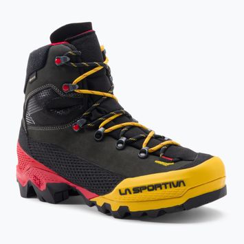 Мъжки високопланински ботуши La Sportiva Aequilibrium LT GTX black/yellow