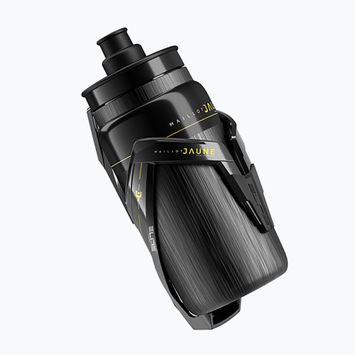 Комплект за велосипед - поставка Elite Custom Race Plus + бутилка Elite Fly Tex Maillot Jaune 550 ml black