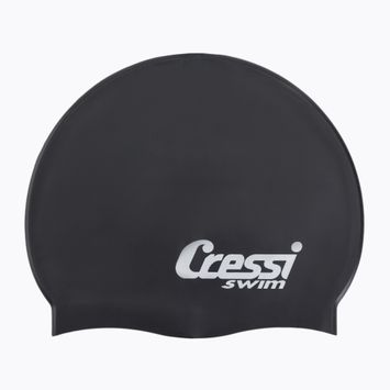Cressi Силиконова плувна шапка черна XDF220