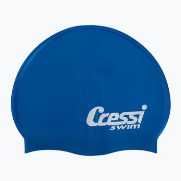 Детска шапка за плуване Cressi Силиконова шапка морско синьо XDF220