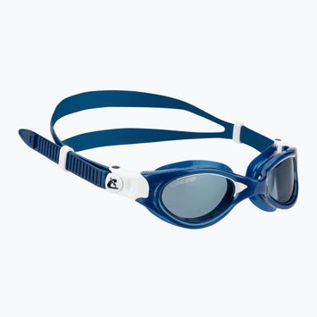 Дамски очила за плуване Cressi Flash blue metal/white smoked