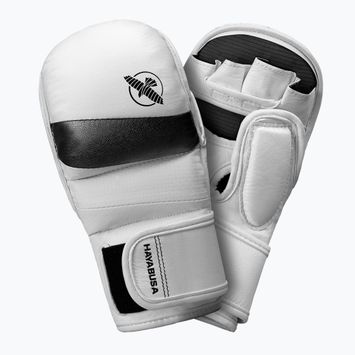 Hayabusa T3 Hybrid бели/черни граплинг ръкавици