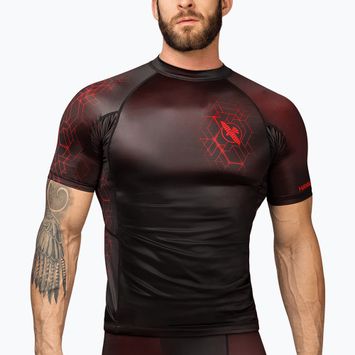 Мъжка предпазна жилетка Hayabusa Geo Rashguard Shortsleeve red