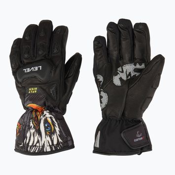 Детски скиорски ръкавици Level Sq JR CF pk black