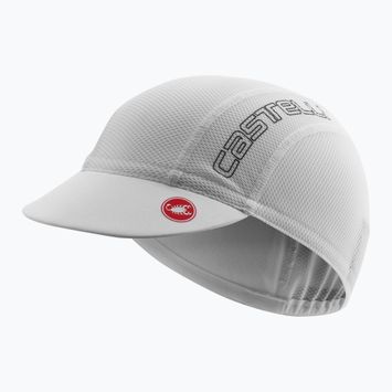 Шапка за колоездене Castelli A/C 2 white/cool grey