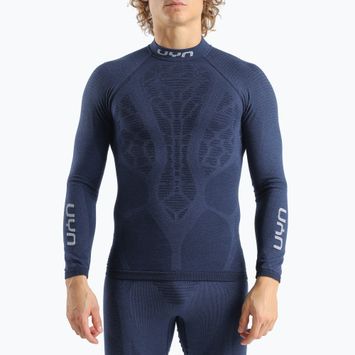 Мъжка термо блуза с дълъг ръкав UYN Elevatyon Biomorph LS Turtle Neck indaco