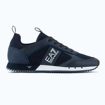 EA7 Emporio Armani Black & White Laces тъмно/бели обувки