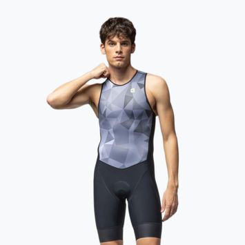 Мъжки гащеризон за триатлон Alé Triple grey