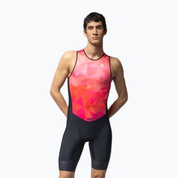 Мъжки гащеризон за триатлон Alé Triple pink combo
