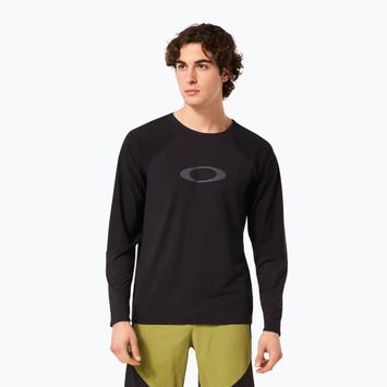 Мъжка колоездачна блуза с дълъг ръкав Oakley Seeker Airline blackout