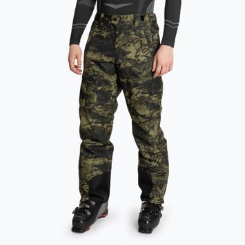 Мъжки скиорски панталони Oakley Divisional Cargo Shell tiger camo green
