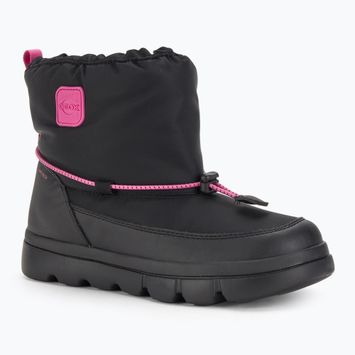 Детски ботуши за сняг Geox Willaboom ABX black / fuchsia