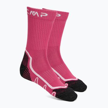 CMP Trekking Poly Mid чорапи geraneo/bianco