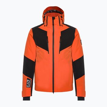 Мъжко ски яке EA7 Emporio Armani Giubbotto 6RPG07 fluo orange