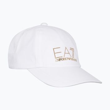 EA7 Emporio Armani Train Evolution бейзболна шапка за жени, бяла