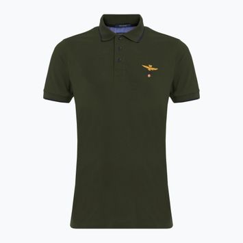 Мъжка поло риза Aeronautica Militare Essential verde scuro