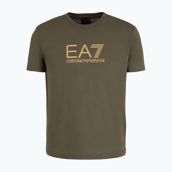 Мъжки EA7 Emporio Armani Train Gold Label Tee Pima Big Logo beetle Тениска