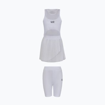 EA7 Emporio Armani Tennis Pro Lab бяла рокля