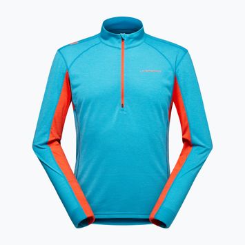 Мъжки суитшърт La Sportiva Swift Longsleeve tropic blue/ cherry tomato