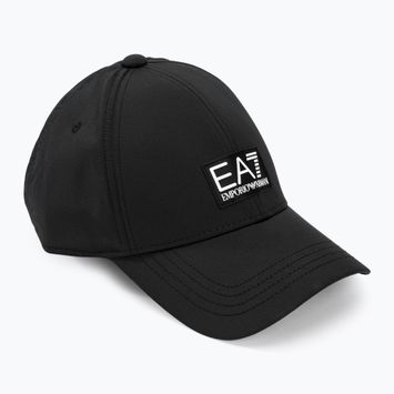 EA7 Emporio Armani Train Core Label черна бейзболна шапка