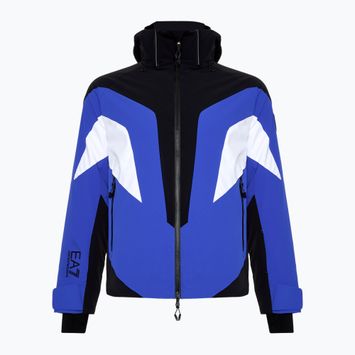 Мъжко скиорско яке EA7 Emporio Armani Ski Cortina Colorblock Toray new royal blue