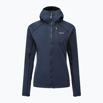 Дамски суитшърт за трекинг Rab Superflux Hoody deep ink