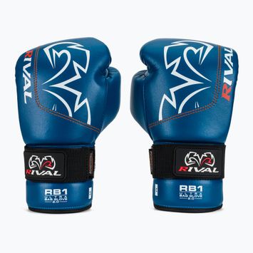 Боксови ръкавици Rival RB1 Ultra Bag 2.0 blue