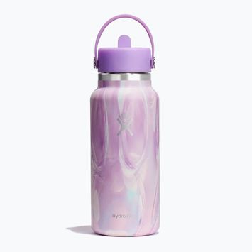 Hydro Flask Wide Flex Straw Cap Jelly 945 ml лилава термална бутилка с вихрушка
