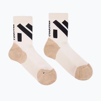 NNormal Race Low Cut компресионни чорапи за бягане бежови