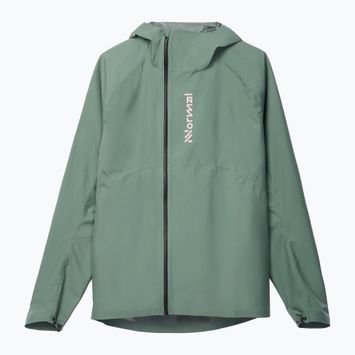 Мъжко яке за бягане NNormal Trail Rain green