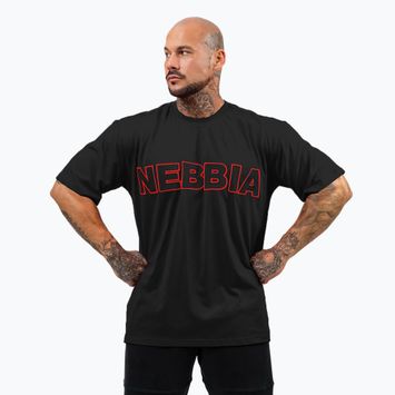 NEBBIA Legacy мъжка тениска черна